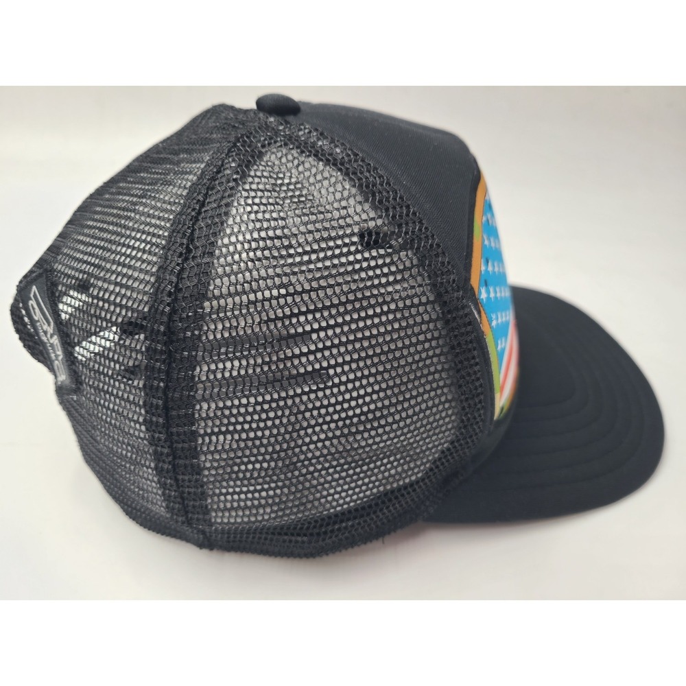 Big Truck American Flag Camo Goggles Mesh Trucker Snapback (Seems Small) Hat Cap - Picture 6 of 12